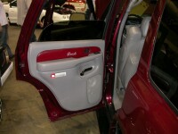 Custom-embroidered door panels