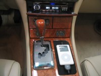 Custom iPod mounting and charging system