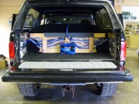 Amplifier rack under construction