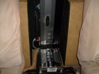 Zapco amplifier and Tsunami capacitor with voltage display